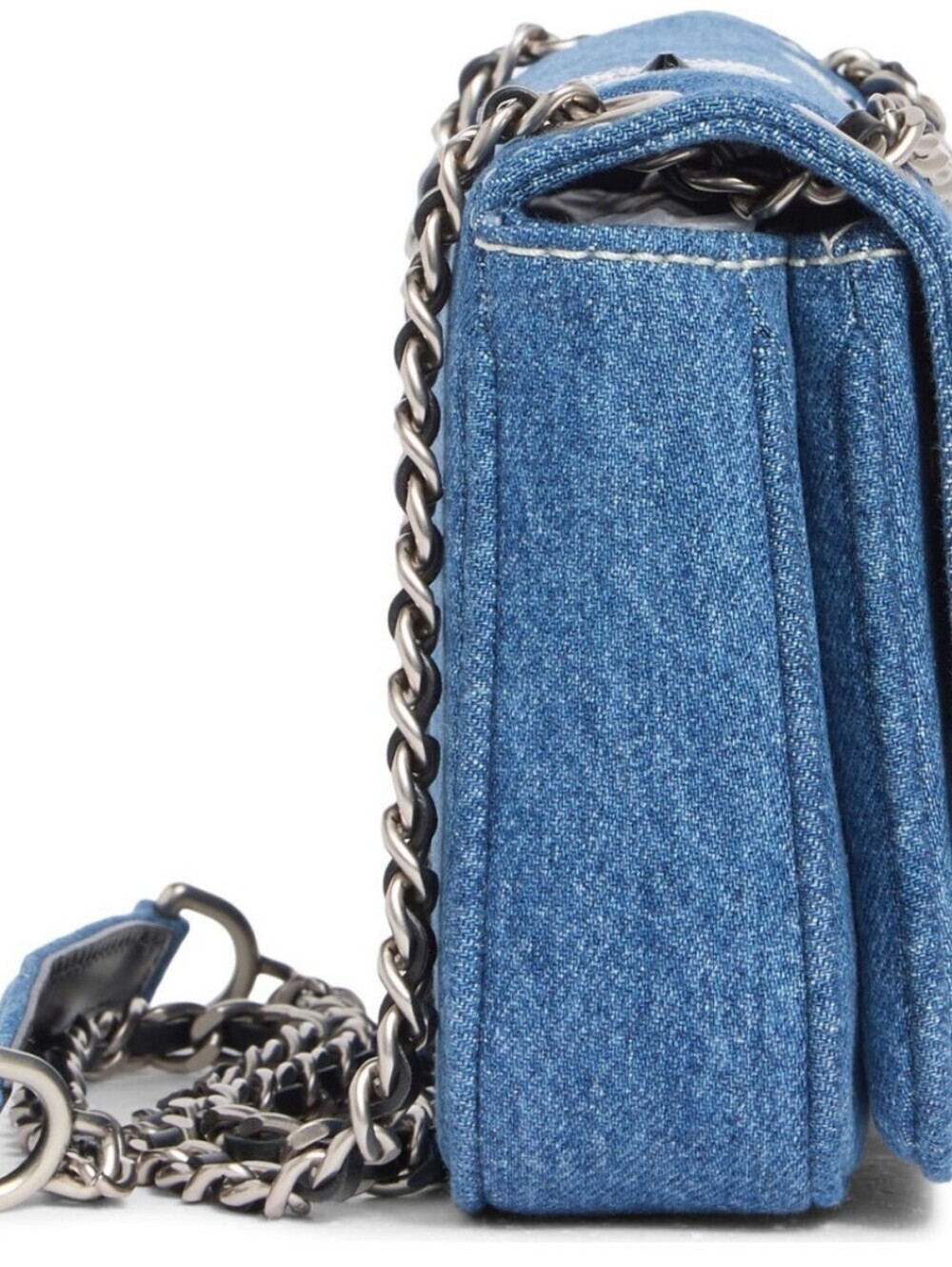Marc Jacobs Denim Sequin Floral Crossbody Bag - Picture 11 of 14